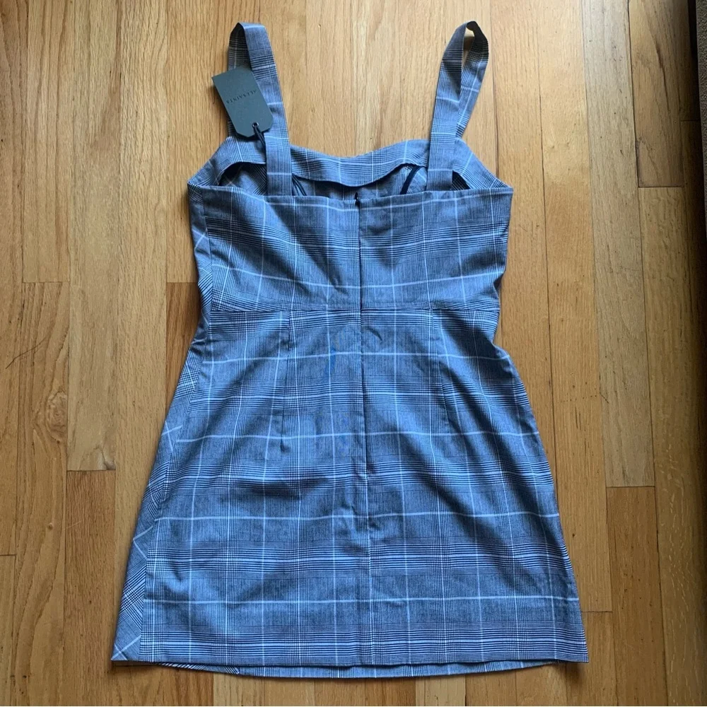 NWT All Saints Astrid Check Dress // Sz US 6 - Picture 3 of 5